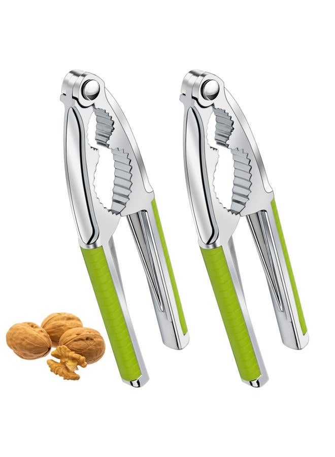 Windspeed 2 Pack Walnut Cracker Tools, Heavy Duty Nut Crackers for Walnuts Pistachio Stainless Steel Walnut Cracker Opener Tool with Non-Slip Handle - Image 1