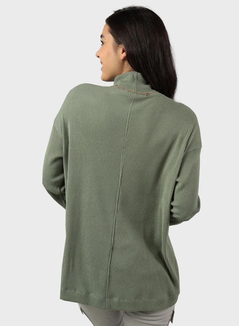 امريكان ايجل Mock Neck Top