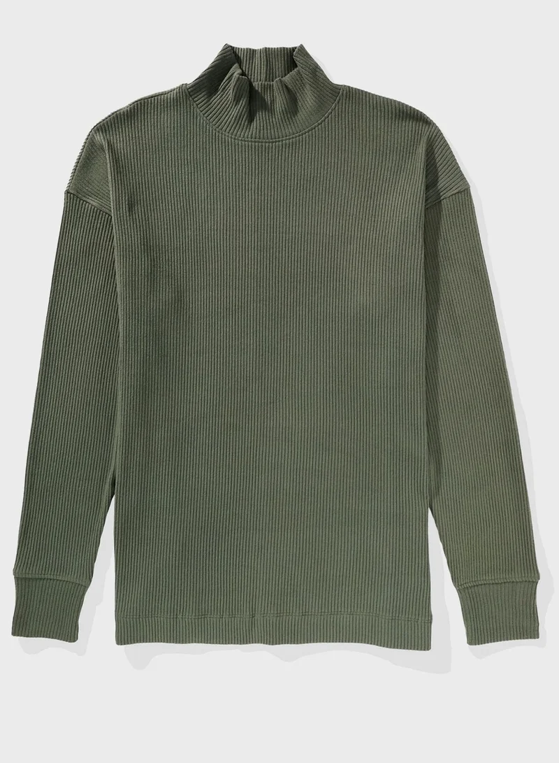 امريكان ايجل Mock Neck Top