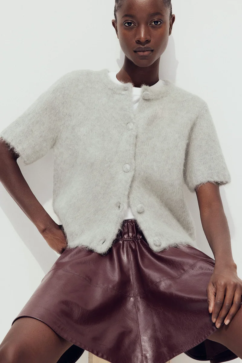 H&M Mohair-Blend Cardigan