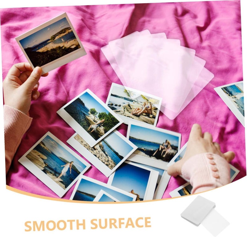 100sheets Transparent Laminating Pouches Mil Photo Film PVC Thermal Laminating Sheets for Documents Cards and Signs - Image 3