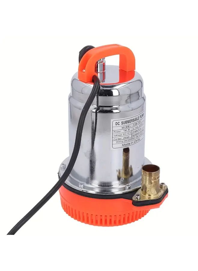12V DC Solar Battery Powered RV Fresh Water Pump Heavy Duty Deep Well Water Pump 1 Inch Outlet For Camping Farm Irrigation Lawn Garden RV Cleaning Robust Construction Compact Design High Quality Materials Outdoor Enthusiasts - Image 1