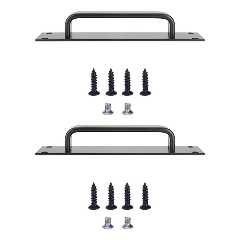 Aluminum Alloy Sliding Door Handle Kit For Wood Doors Rustproof Smooth Surface Easy Install - Image 3