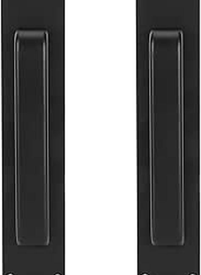 Aluminum Alloy Sliding Door Handle Kit For Wood Doors Rustproof Smooth Surface Easy Install - Image 1