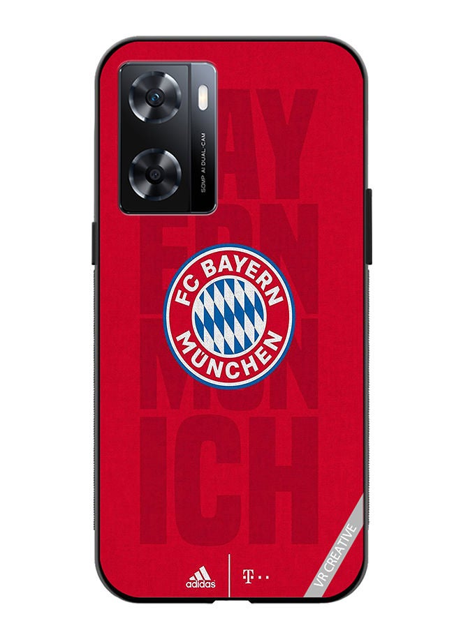 VR CREATIVE غطاء حماية لهاتف OnePlus Nord N20 SE بتصميم بايرن ميونيخ متعدد الألوان - Image 1