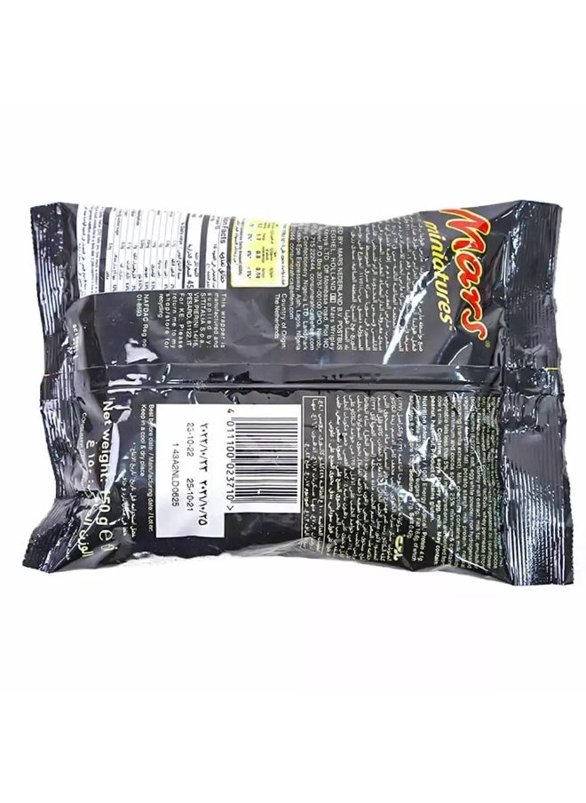 Mars Mars Miniatures Nougat and Caramel Filled Milk Chocolates, 150 gm  - Image 3