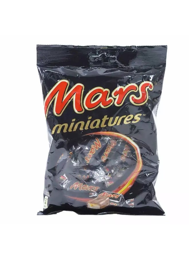 Mars Mars Miniatures Nougat and Caramel Filled Milk Chocolates, 150 gm  - Image 1
