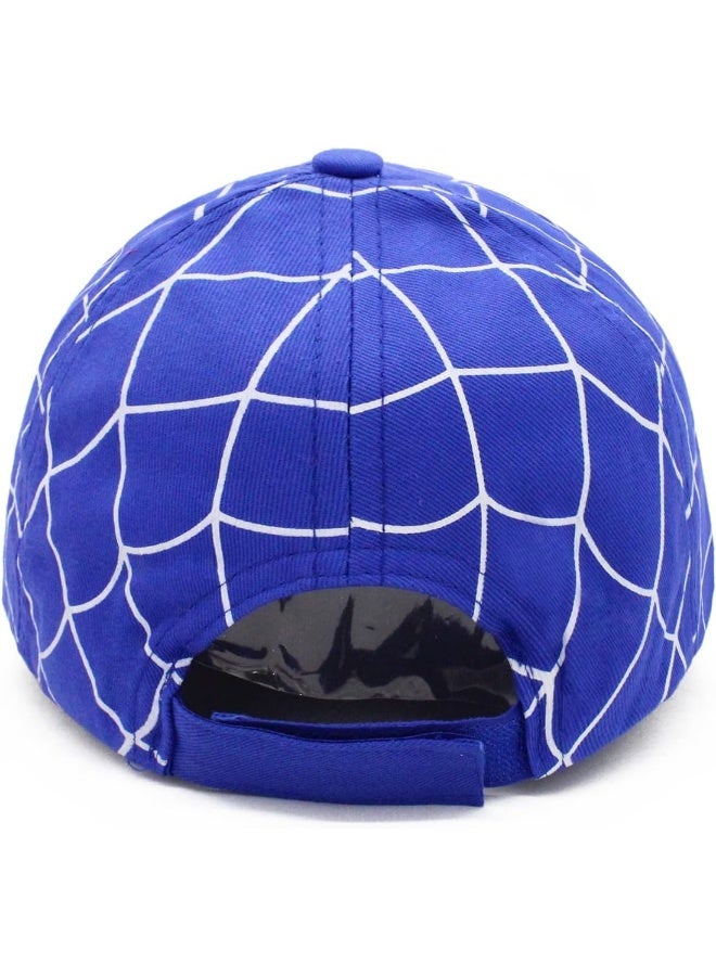 VRITRAZ Web Cartoon Character Printed Little Cap for Kids, Baby Girls & Boys 3-12 Years (Blue), Web Blue, 4 Years-5 Years - Image 5
