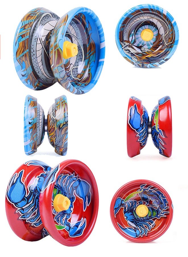 Generic - Alloy Yoyo,5Pcs Responsive Yoyo for Kids Beginners, Professional Trick Yoyo with Stable and Sturdy String, Multipack Colorful Alloy Yoyo Ball for Kids Party Favors - Image 1