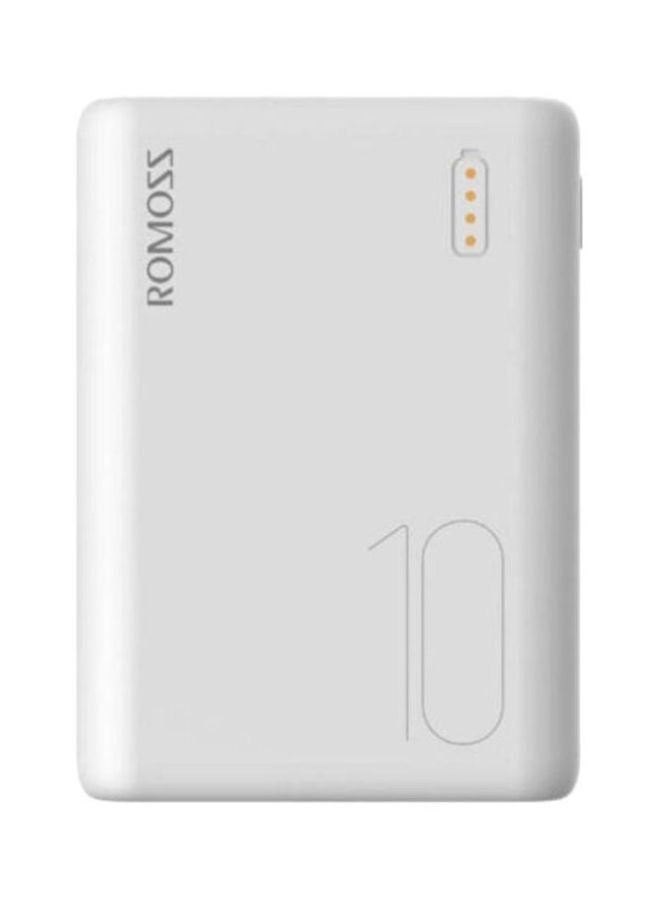 ROMOSS 10000.0 mAh Simple10 Power Bank White - Image 1