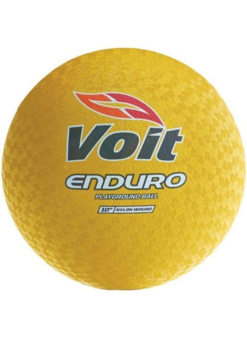 Voit Voit Enduro Playground Ball, Yellow, 10" 