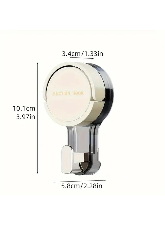 3 Piece Set Strong Suction Cup Towel Rack No Drill Adhesive Hooks Space Saving - Image 2