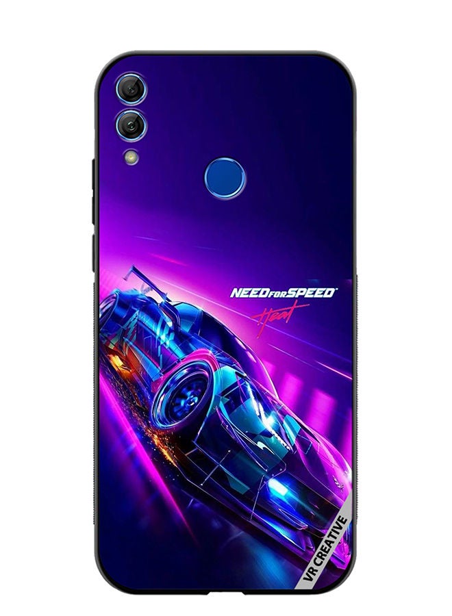 Protective Case Cover For Honor 10 Lite Need For Speed Design Multicolour