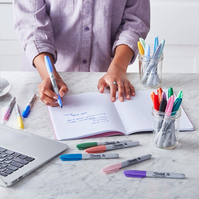 Sharpie Permanent Markers Ultimate Collection Fine and Ultra Fine Points Assorted Colors 115 Count - Image 5