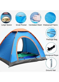 All-Weather 4-Person Camping Tent – Easy Setup, Waterproof, Perfect for Hiking & Traveling - pzsku/Z1DE545B32C793BBCCE0DZ/45/_/1733330837/38aaa259-a81f-449a-9daf-d55ee2c2c3fd