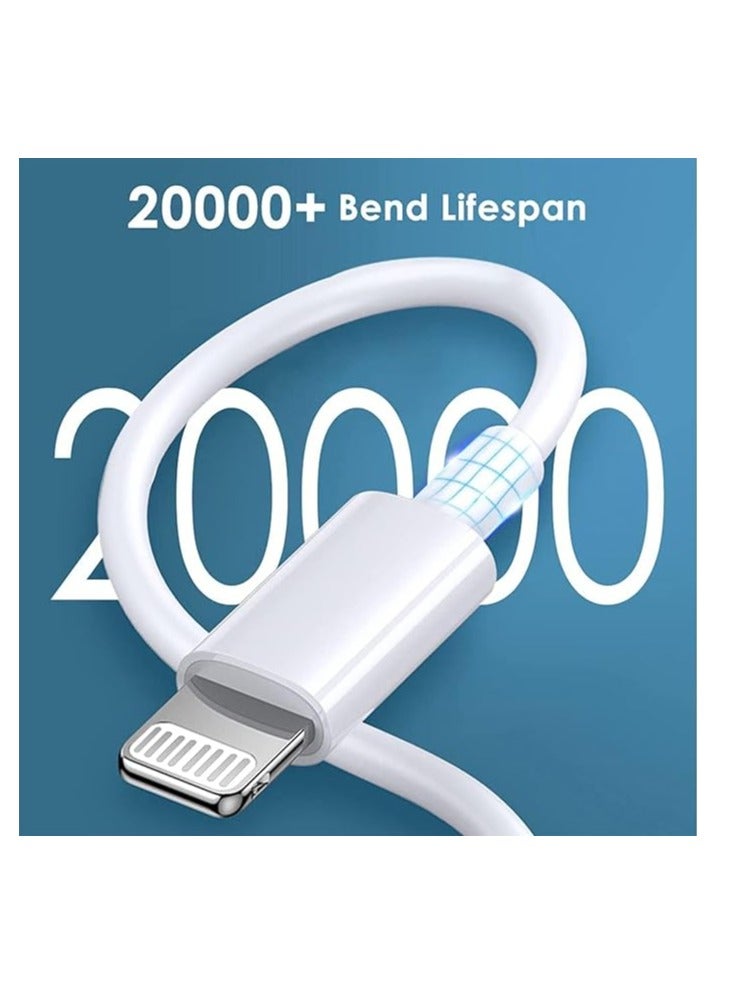 Case Logic 20W USB C Wall Fast Charger with 2m USB C to Lightning Cable 【Apple MFi Certified】Compatible with iPhone 14/14 Pro/14 Pro Max/13/12/SE2020/11/XR/XS Max/X/iPad, ect… - Image 5