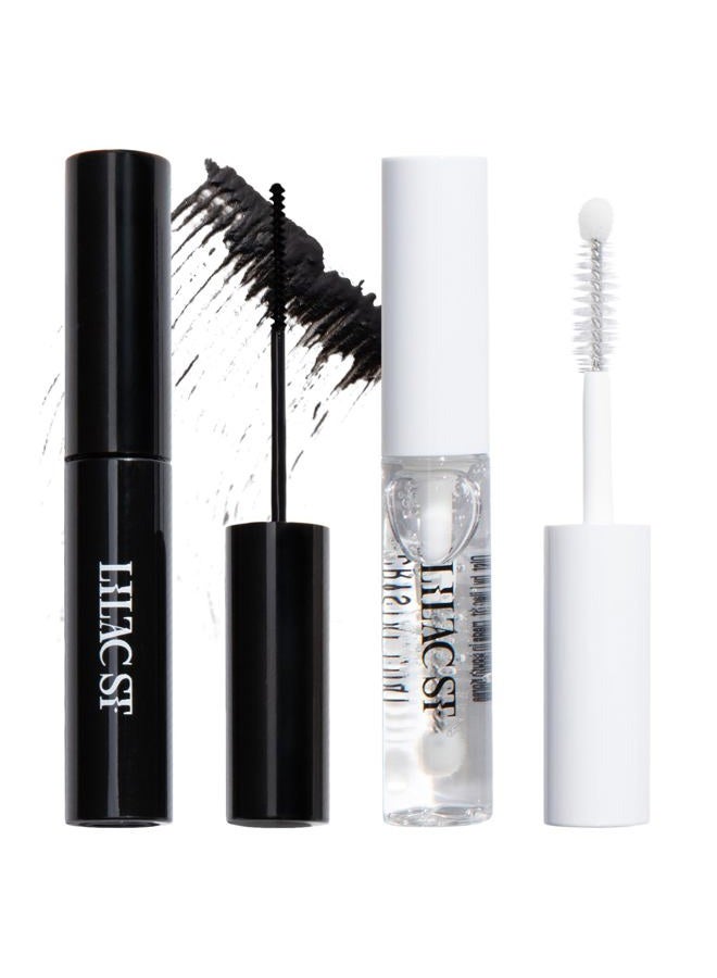 Lilac St. Lilac St - Eternal Bond (Black) Lash Glue & Crystal Coat Long Lasting Fast Drying Sealant For Extended Wear, Reduce Stickiness Keeps Lashes Clean Waterproof, Vegan - Image 1