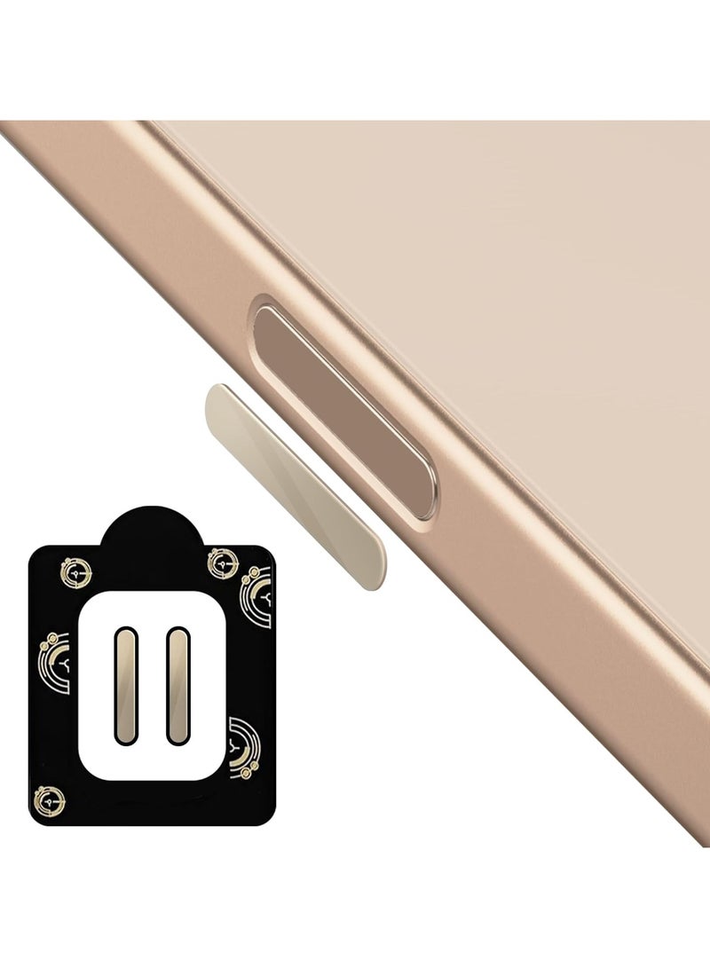 حزمة 4 متوافقة مع آيفون 16/16 بلس/16 برو/16 برو ماكس واقي زر التحكم في الكاميرا، زجاج مقسى عالي الدقة حماية قوية - ذهب صحراوي - Image 1