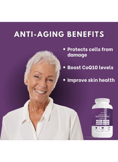 Nutriumph Advanced Resveratrol Complex With Coq10 Olive Leaf Extract Green Tea Lglutathione Alpha Lipoic Acid And Black Pepper ; 120 Capsules  - Image 3
