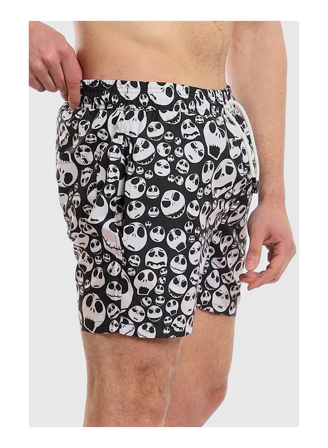 WHITE RABBIT Printed Mid-Rise Swim Shorts - Image 2