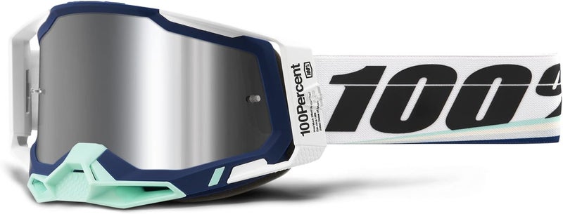 100% Professional choice 100% Racecraft 2 Mountain Bike & Motocross Goggles - Arsham - Mirror Silver Flash Lens - Image 3