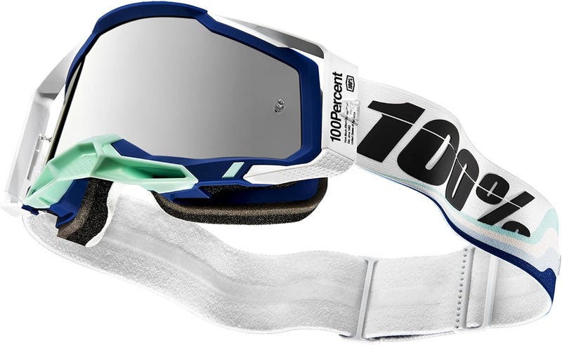100% Professional choice 100% Racecraft 2 Mountain Bike & Motocross Goggles - Arsham - Mirror Silver Flash Lens - Image 2