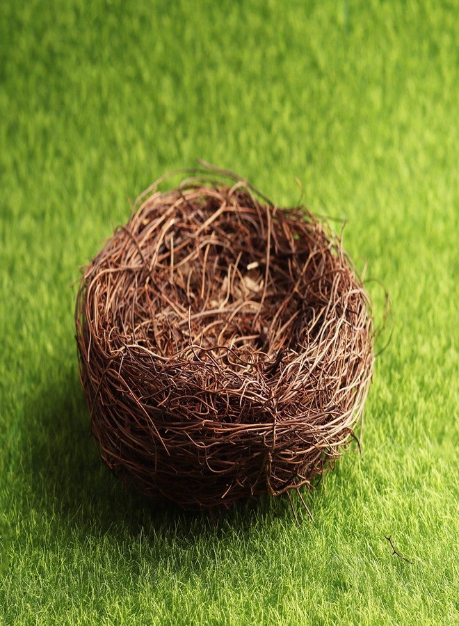 Exasinine 10 Pcs 5'' Artificial Bird Nest for Crafts, Easter, Party, Wedding, Patio Garden, Succulent Planter, Moss Landscape, DIY Terrarium - Image 4