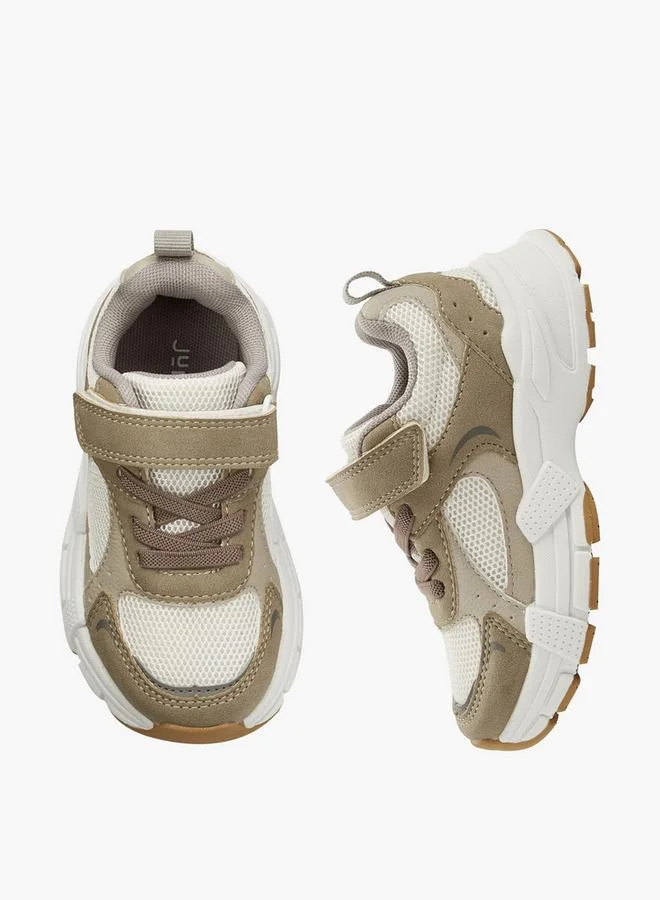 جونيورز Boys Hook & Loop Ankle School Sneakers
