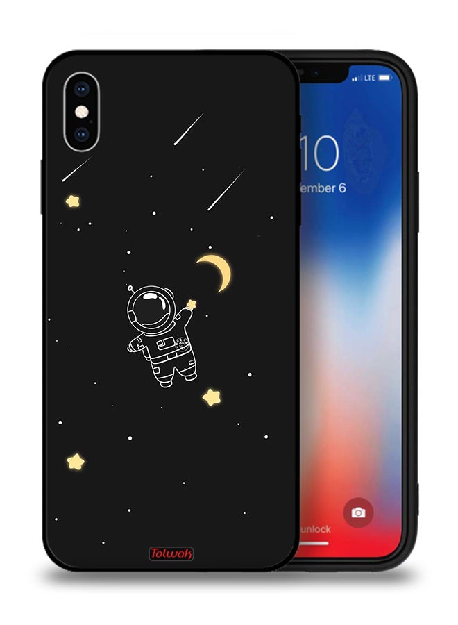 Tolwak Apple iPhone XS Max Protective Case Astronaut Art Clip - Image 1