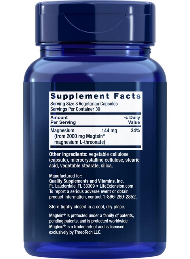 Life Extension Neuro-mag Magnesium L-threonate, 90 Count (Pack of 3) - Image 2