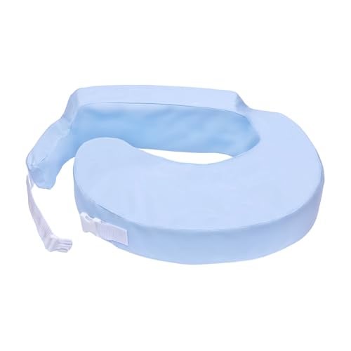 My Brest Friend Professional Nursing Pillow Ergonomic Breastfeeding Pillows Ideal for Lactation Consultants NICUs More Breastfeeding Essentials Handy Side Pocket Easily Wipes Clean Blue