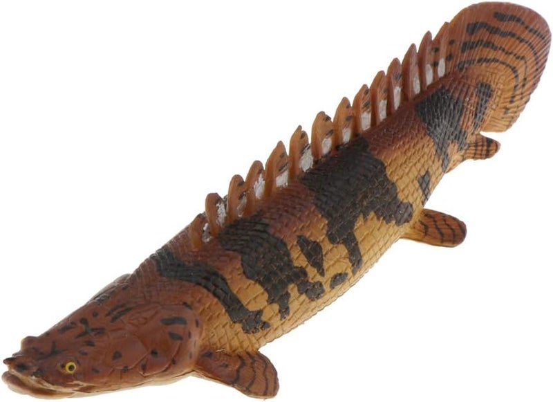 كلاراكو مجسمات حيوانات بحرية ثابتة واقعية، شخصيات مخلوقات بحرية نابضة بالحياة، ألعاب تعليمية للأطفال - سمكة ديناصور مرقطة - Image 2