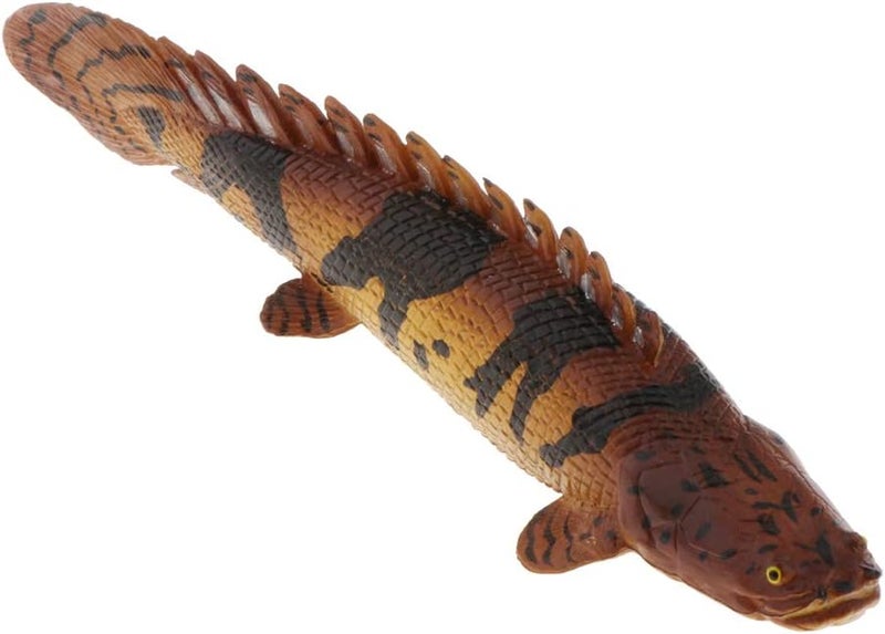 كلاراكو مجسمات حيوانات بحرية ثابتة واقعية، شخصيات مخلوقات بحرية نابضة بالحياة، ألعاب تعليمية للأطفال - سمكة ديناصور مرقطة - Image 3