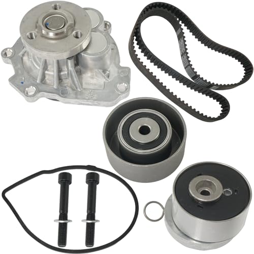 ZARDETO Engine Timing Belt Kit with Water Pump Compatible with 2009-2018 Chevy Cruze Sonic Aveo Aveo5, 2009-2010 Pontiac G3, 2007-2008 Saturn Astra 1.6L 1.8L Replaces TCKWP338 24422964 25195119 - Image 1