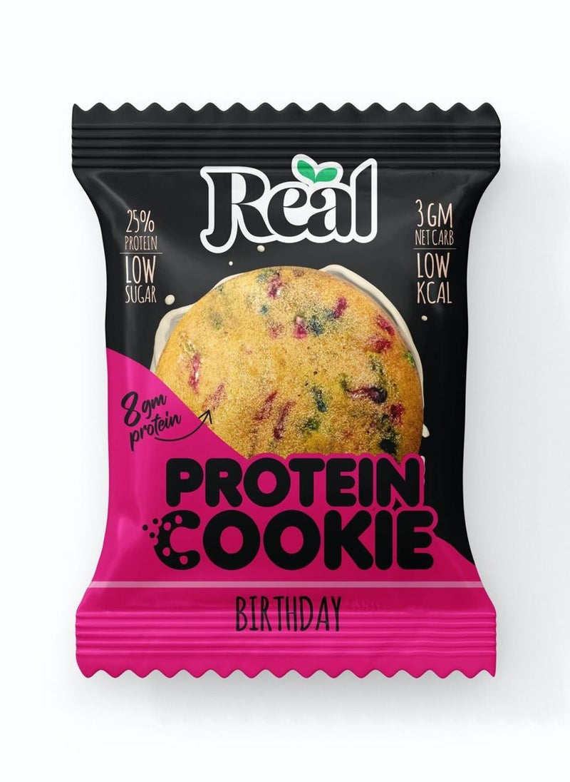 Real Protein Cookies Birthday Cookies 35 Gram 