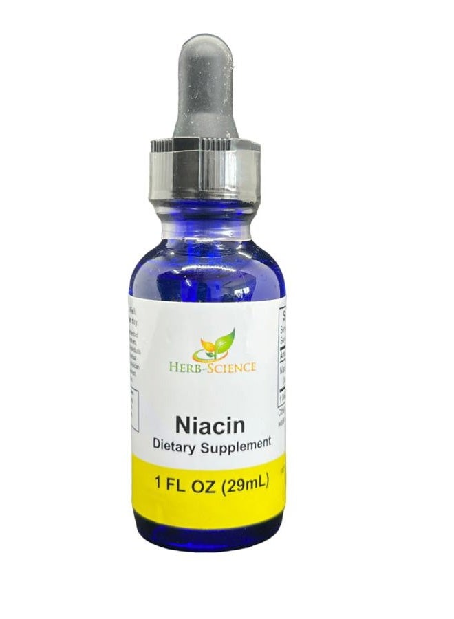 Herb-Science Liquid Vitamin B3 Drops - Cold Processed Niacin Supplement, Supports Tongue & Skin Health - Vegan, Non-Alcoholic and Quality Tested.- 1 Fl. Oz, 36 Servings - Image 3