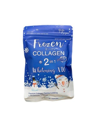 Frozen Collagen 2 in 1 Premium Collagen Peptide & Glutathione, 60 Capsules - pzsku/Z1DE633BB593AC0394889Z/45/1750331965/b04f4089-ed97-41d3-a0e8-e168e38024a6