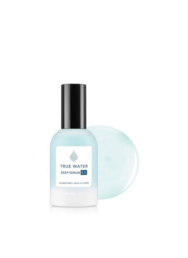 THANKYOU FARMER - True Water Deep Serum Ex 2.11 Fl Oz (60Ml) Korean Hyaluronic Acid Serum For Face Phyto Mucin Essence Hydrating Serum Korean Serum Dermatologisttested - Image 1