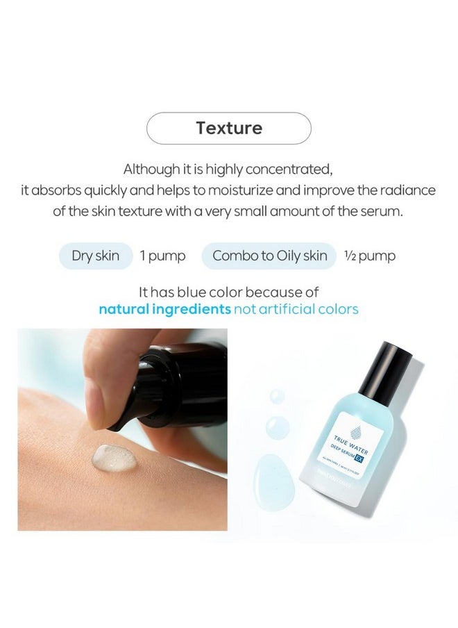 THANKYOU FARMER - True Water Deep Serum Ex 2.11 Fl Oz (60Ml) Korean Hyaluronic Acid Serum For Face Phyto Mucin Essence Hydrating Serum Korean Serum Dermatologisttested - Image 1