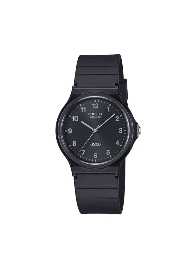 كاسيو Unisex Analog Display Watch With Black Resin Strap - MQ-24B-1BDF