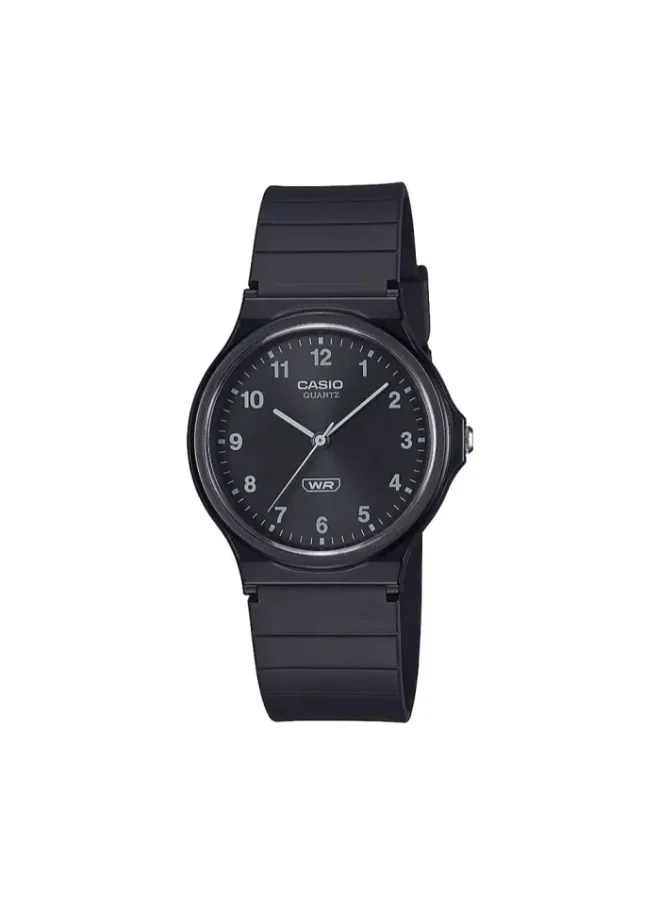 CASIO Unisex Resin Analog Watch MQ-24B-1BDF - 34.9 mm
