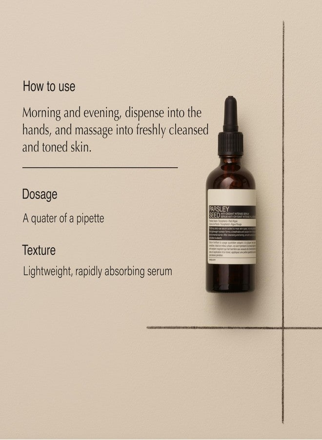 Aesop Parsley Seed Anti-Oxidant Intense Facial Serum with Vitamin E | Lightweight Daily Serum to Fortify and Protect the Skin | 2.0 oz - Image 2