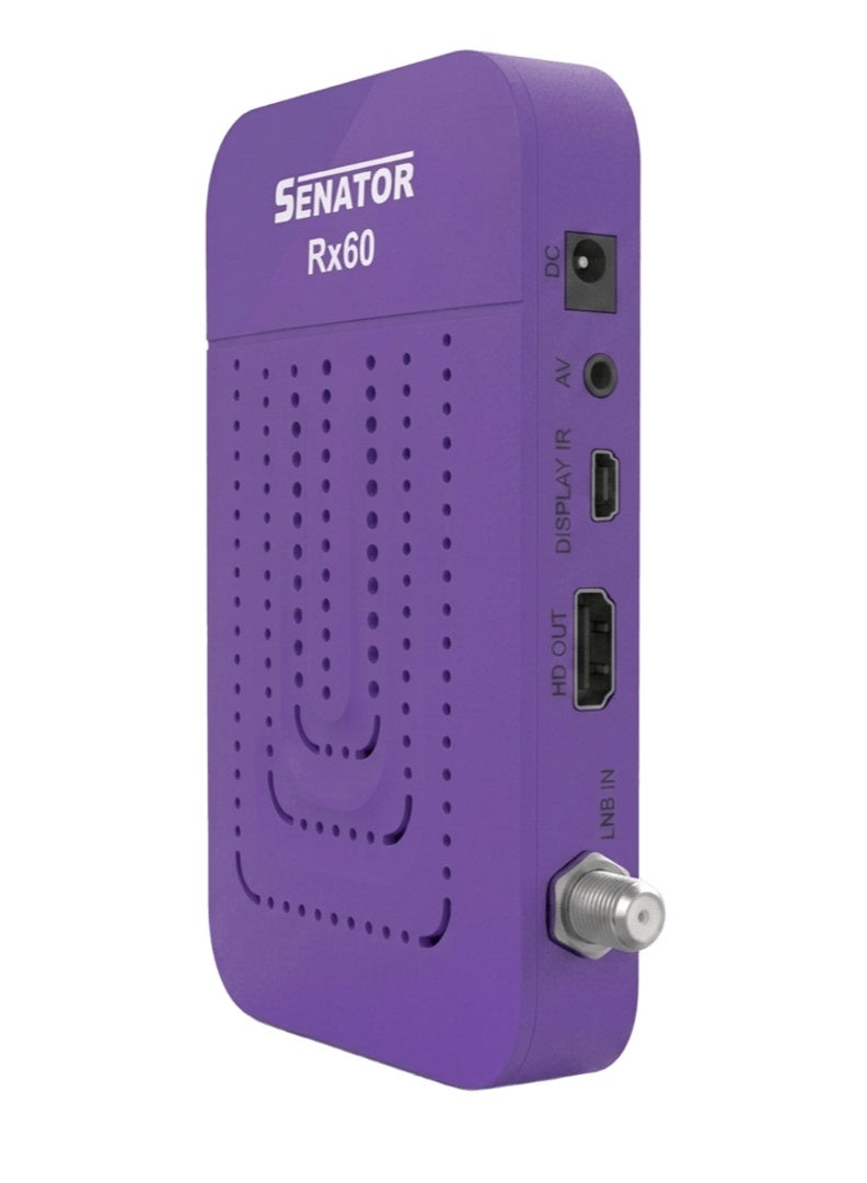 Digital Satellite Receiver Mini HD RX60 - Purple
