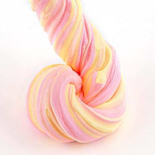 Okaybee Dual Color Butter Slime Super Soft and NonSticky Premade Slime for Kids Sensory Toys for Girls and Boys Ages 812 Slime Party Favors Birthday Easter Hallowmas Gift - Image 5