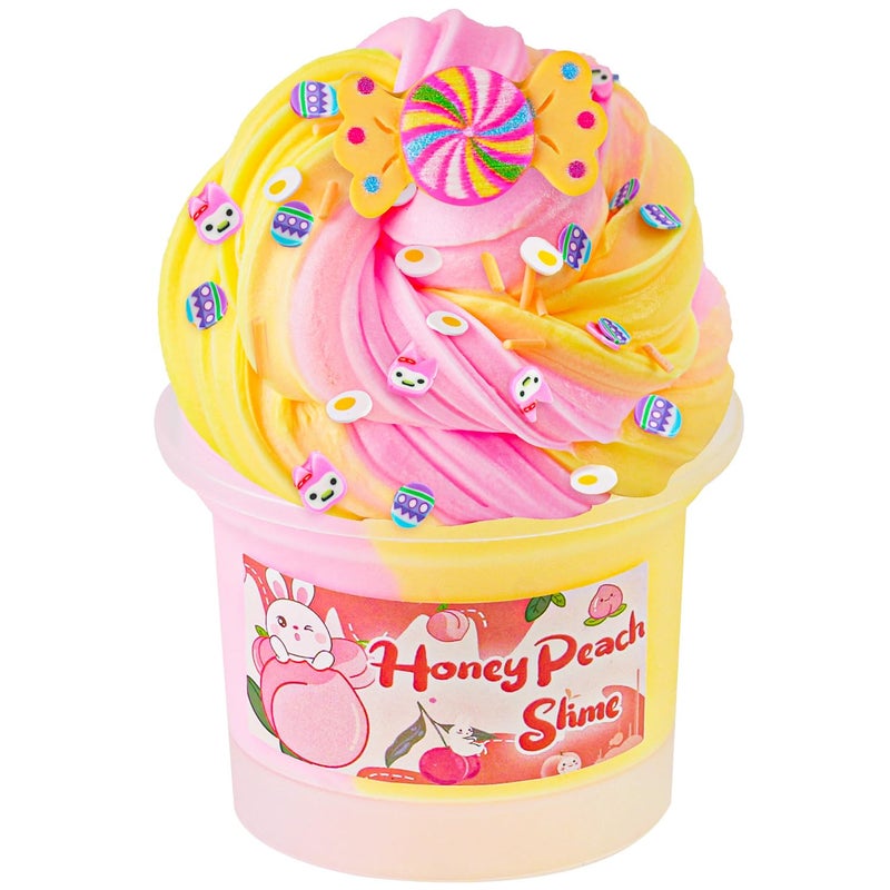 Okaybee Dual Color Butter Slime Super Soft and NonSticky Premade Slime for Kids Sensory Toys for Girls and Boys Ages 812 Slime Party Favors Birthday Easter Hallowmas Gift - Image 3