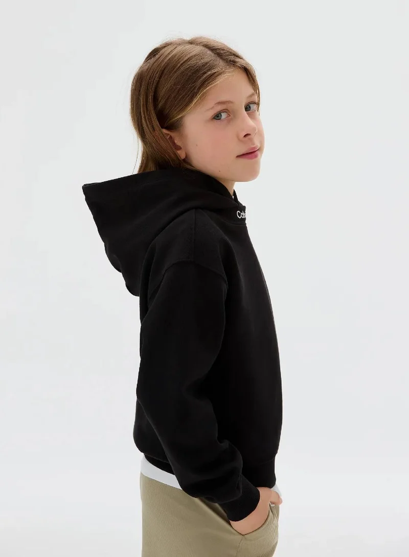Calvin Klein Jeans Ck Black Relaxed Hoodie for Men | Best Price UAE