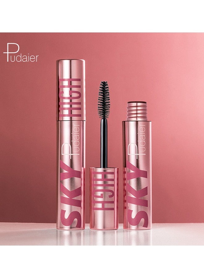 pudaier Mascara, Volumizing And Lengthening Mascara, Washable Formula With Plant Extract And Fibres, Lash Sensational Sky High, Black Black - Image 2
