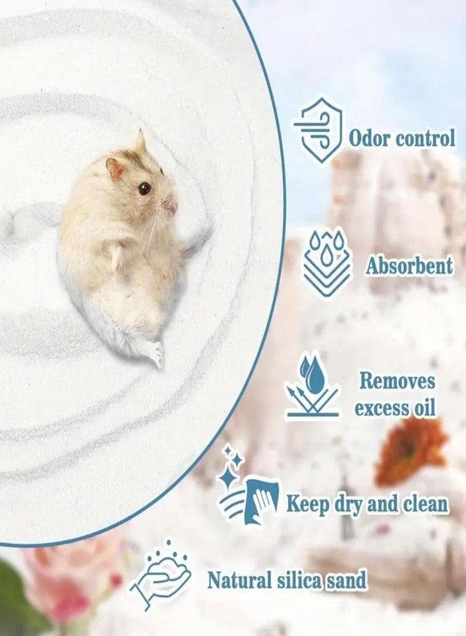 VAYINATO® 200g Loose Natural Silica Bath Sand for Hamsters & Small Pets | Dust-Free, Odor-Control Grooming Sand for Chinchillas, Guinea Pigs, Gerbils | Clean & Safe Bathing - Image 5