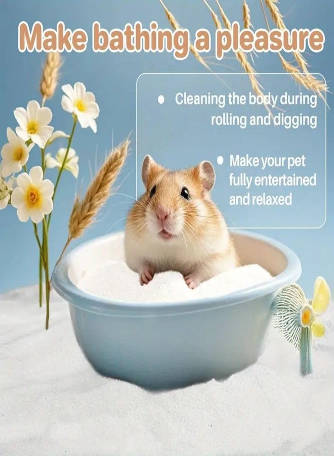 VAYINATO® 200g Loose Natural Silica Bath Sand for Hamsters & Small Pets | Dust-Free, Odor-Control Grooming Sand for Chinchillas, Guinea Pigs, Gerbils | Clean & Safe Bathing - Image 4