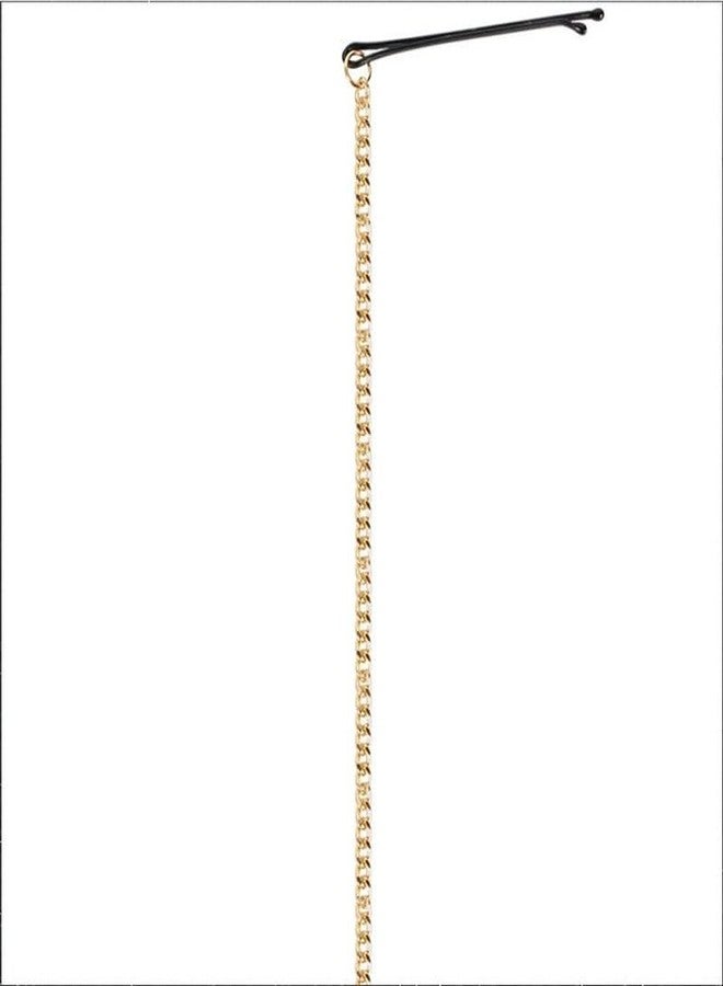 Cerun 6PCS Premium Dreadlocks Metal Tassel Ponytail Multi-Strand Hair Chain Prom Party Concave styling hair accessories hair extension chain with clip for girls and women(gold) - Image 2